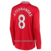 Camiseta de fútbol Manga Larga Manchester United B. Fernandes 8 Primera Equipación 2022-23 - Hombre